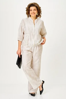 Костюм брючный 1173 молочный Vilena