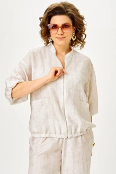 Костюм брючный 1173 молочный Vilena