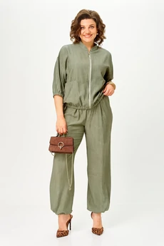 Костюм брючный 1173 хаки Vilena