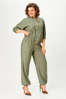 Костюм брючный 1173 хаки Vilena