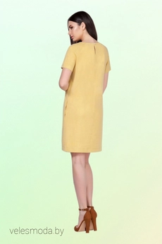 Платье 1023 желтый Vitol Fashion