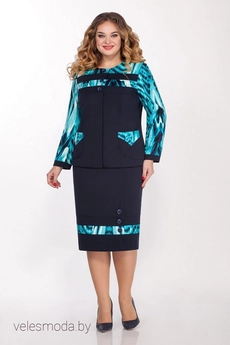 Костюм с юбкой 2130 Vitol Fashion