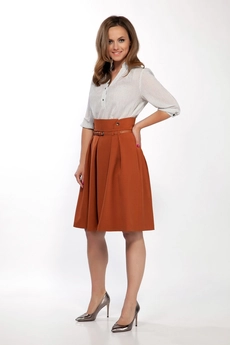 Костюм с юбкой 2132 Vitol Fashion