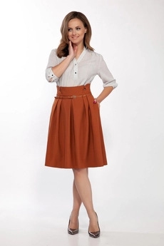 Костюм с юбкой 2132 Vitol Fashion