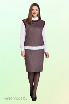 Костюм с юбкой 3004 Vitol Fashion