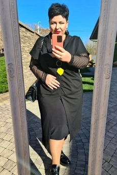 Костюм с платьем 14923 черный Vittoria Queen