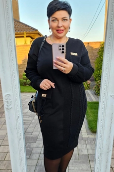 Платье 20023 черный Vittoria Queen
