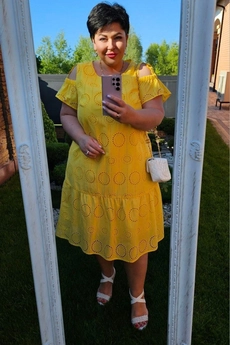 Платье 21103 желтый Vittoria Queen