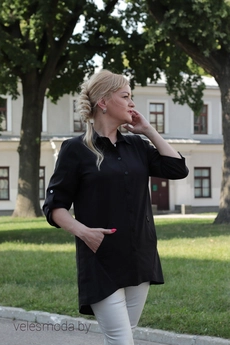 Рубашка 140 черный YFS