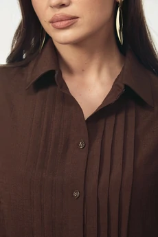 Платье 2274 шоколадно-коричневый YOUR SIZE