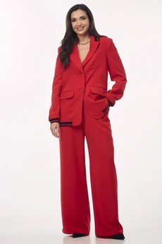 Костюм брючный 2277 красный YOUR SIZE