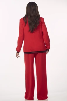 Костюм брючный 2277 красный YOUR SIZE