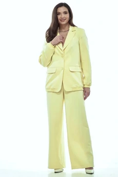 Костюм брючный 2278 светло-желтый YOUR SIZE