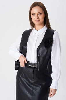 Жилет 2248 черный YOUR SIZE