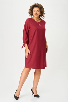 Платье 4450 бордовый ZLATA