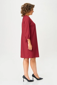 Платье 4450 бордовый ZLATA