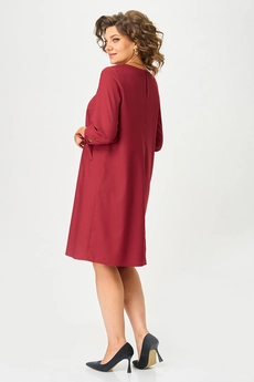 Платье 4450 бордовый ZLATA