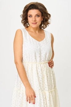 Платье 4456 молочный ZLATA