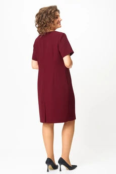 Костюм с платьем 4460 бордовый ZLATA