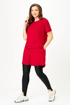 Спортивный костюм 4462 красный ZLATA