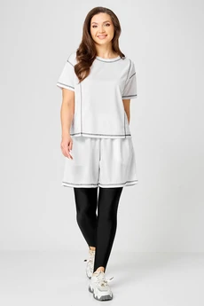 Спортивный костюм 4462 белый ZLATA