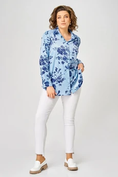 Блузка 4466 голубой ZLATA