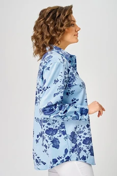 Блузка 4466 голубой ZLATA