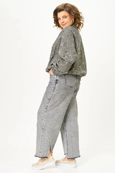 Бомбер 4469 серый ZLATA