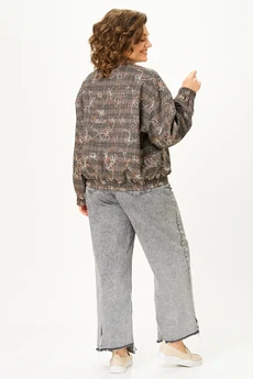 Бомбер 4469 коричневый ZLATA