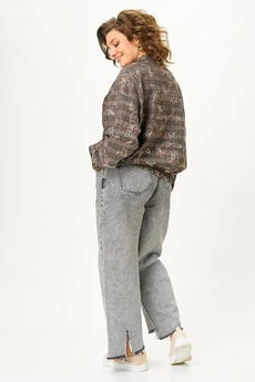 Бомбер 4469 коричневый ZLATA