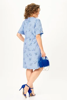 Платье 4470 голубой ZLATA