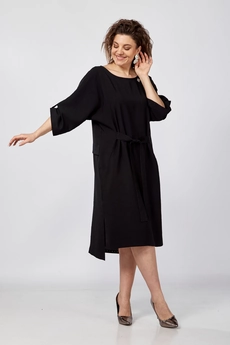 Платье 320 черный Zigzag Style