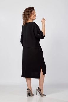 Платье 320 черный Zigzag Style