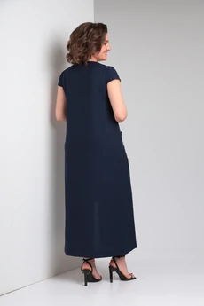 Платье 351 синий Zigzag Style