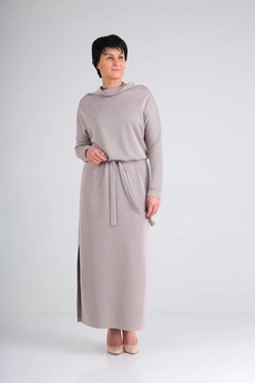 Платья 379 серо-розовый Zigzag Style