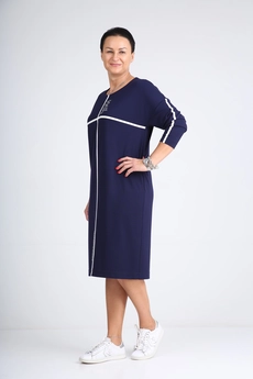 Платье 407-01 синй Zigzag Style