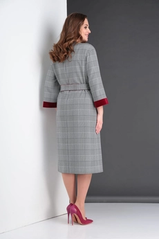 Платье 424 красная отделка Zigzag Style