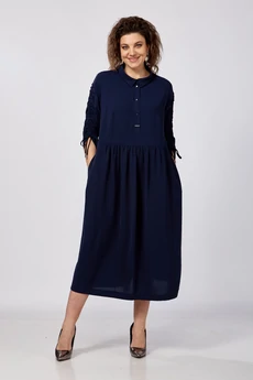 Платье 525 синий Zigzag Style