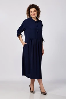 Платье 525 синий Zigzag Style