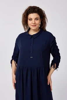 Платье 525 синий Zigzag Style