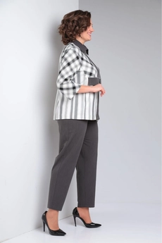 Костюм брючный 531 клетка Zigzag Style