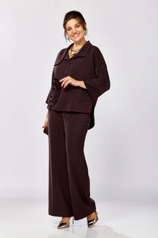 Костюм брючный 559-2 сливовый Zigzag Style