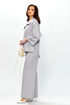 Костюм брючный 559-2 светло-серый Zigzag Style