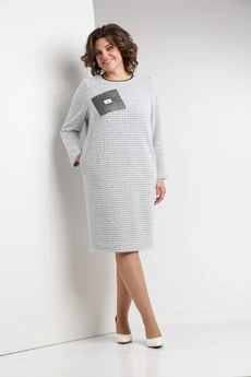 Платье 569 гусиная лапка Zigzag Style