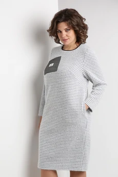 Платье 569 гусиная лапка Zigzag Style