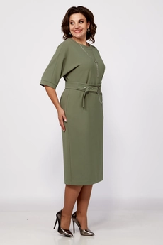 Платье 573 олива Zigzag Style