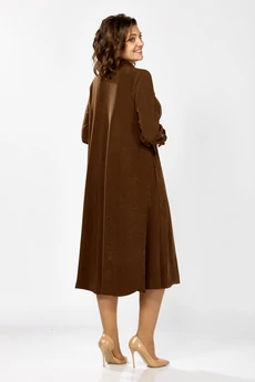 Платье 582 темный янтарь Zigzag Style