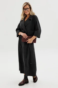 Костюм с юбкой 608 графит Zigzag Style