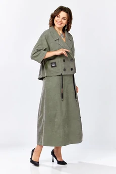 Костюм с юбкой 608 Zigzag Style