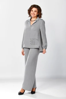 Костюм брючный 627 елочка Zigzag Style